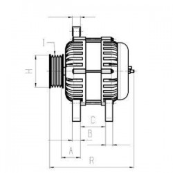 Motorino avv bo/va 12v 1.1kw