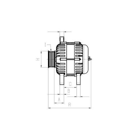 Motorino avv bo/va 12v 1.1kw