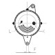 Motorino avv bo/va 12v 1.1kw