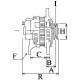 Alternatore bo/dr eu 14v 100a hc cargo