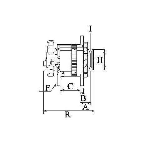 Alternatore hi 14v 100a hc cargo