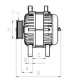 Alternatore va 14v 120a hc cargo