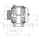 Alternatore de 14v 150a hc cargo