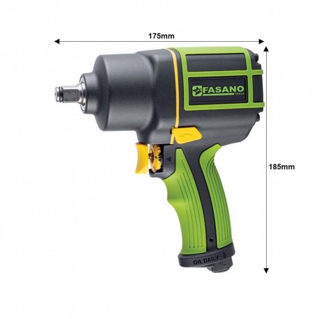 PISTOLA AVVITATORE PNEUMATICO AD IMPULSI CON ATTACCO 1/2 FASANO TOOLS