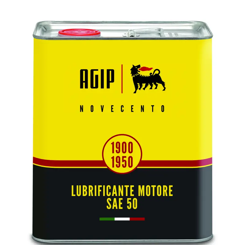Foto 1: Olio Motore AGIP NOVECENTO SAE 50 Veicoli Storici 1900-1950 Benzina Diesel API SC
