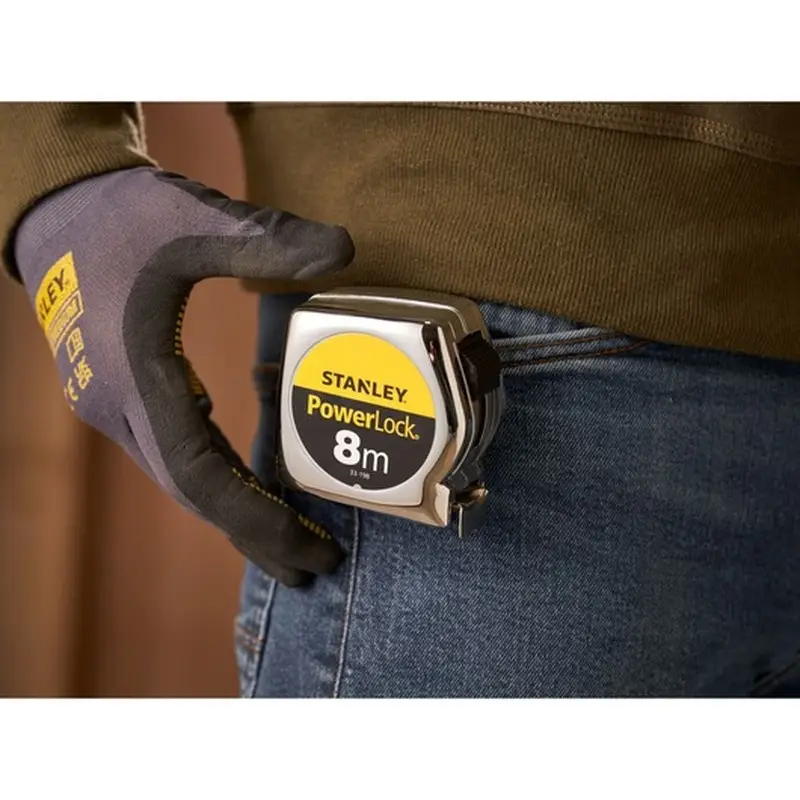 Foto 1: Flessometro a Nastro Stanley PowerLock 8 m Lama 19 mm