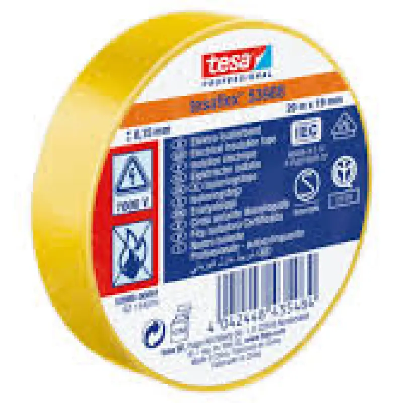 Foto 7: Nastro Isolante PVC 7000V 20 m x 19 mm tesa 53988 Professionale