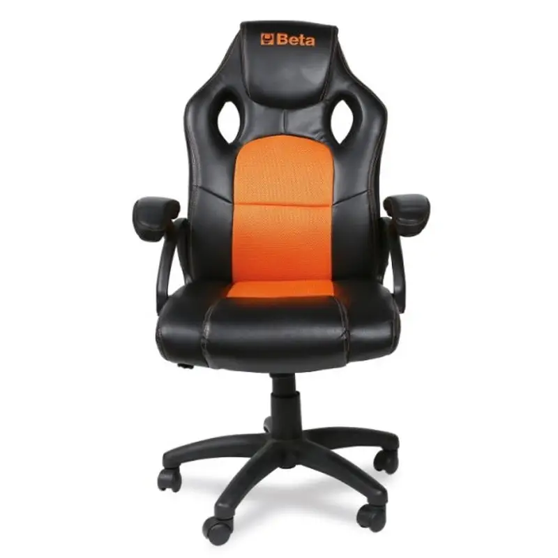 Poltrona da Ufficio Ergonomica Beta 9563G Nero/Arancio