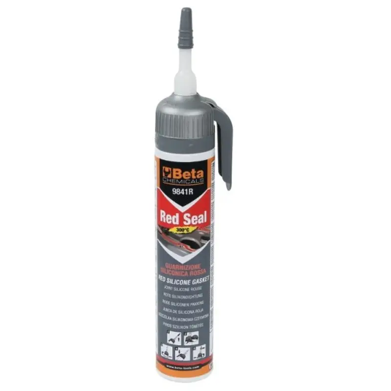 Guarnizione Siliconica Rossa BETA 9841R Alta Temperatura 200 ml