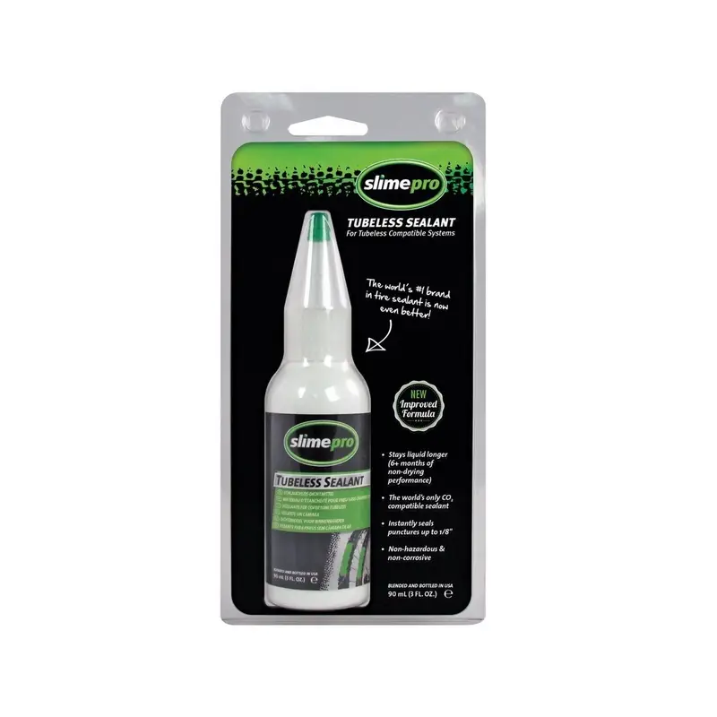 Slime Sigillante Pneumatici Tubeless 90 ml CO2 Compatibile