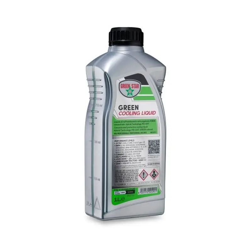 Liquido Radiatore Antigelo Verde Long Life OAT/PSI Green Star 1 LT