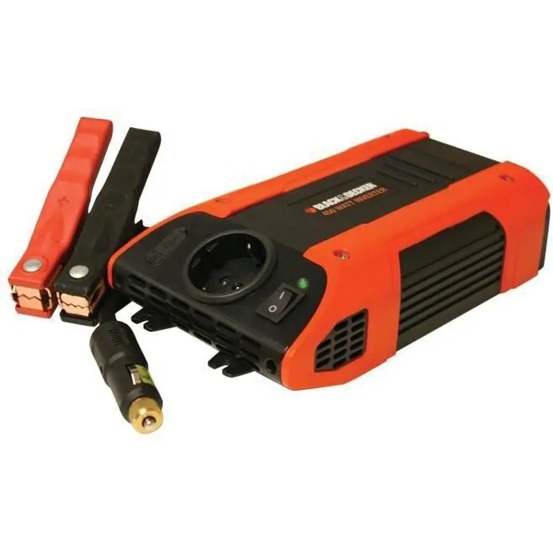 Trasformatore Inverter 12V-230V 400W BLACK+DECKER BDPC400 con USB e Protezione Termica