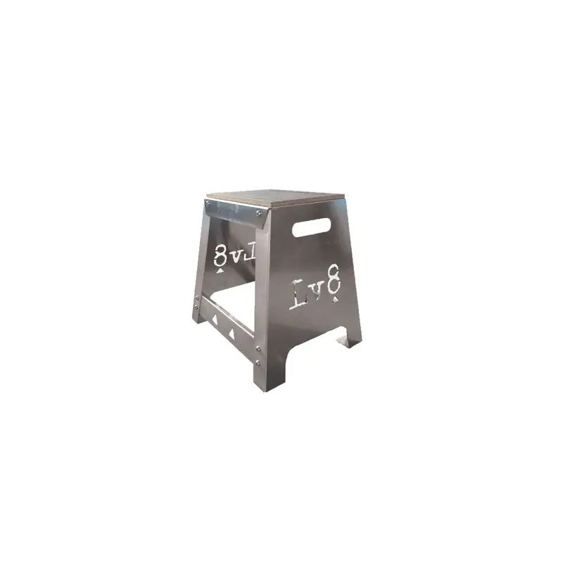 Cavalletto Moto Cross Off Road in Alluminio con Piano in Legno