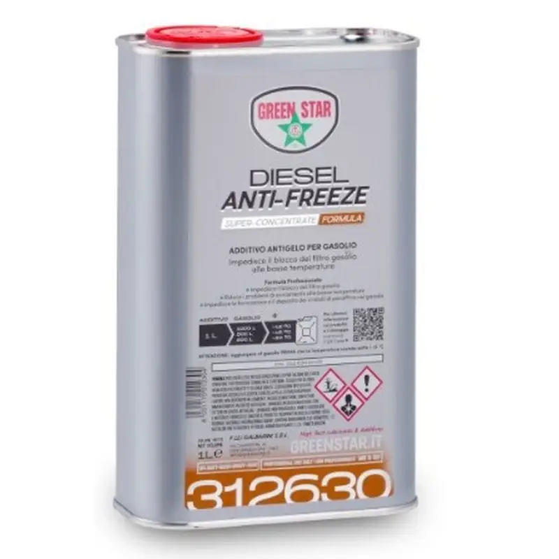Additivo Diesel Anti Freeze Anticongelante Gasolio 1L Green Star 