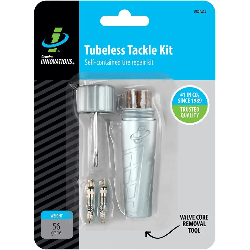 Kit Riparazione Tubeless Genuine Innovations Tackle Kit Compatto Impermeabile