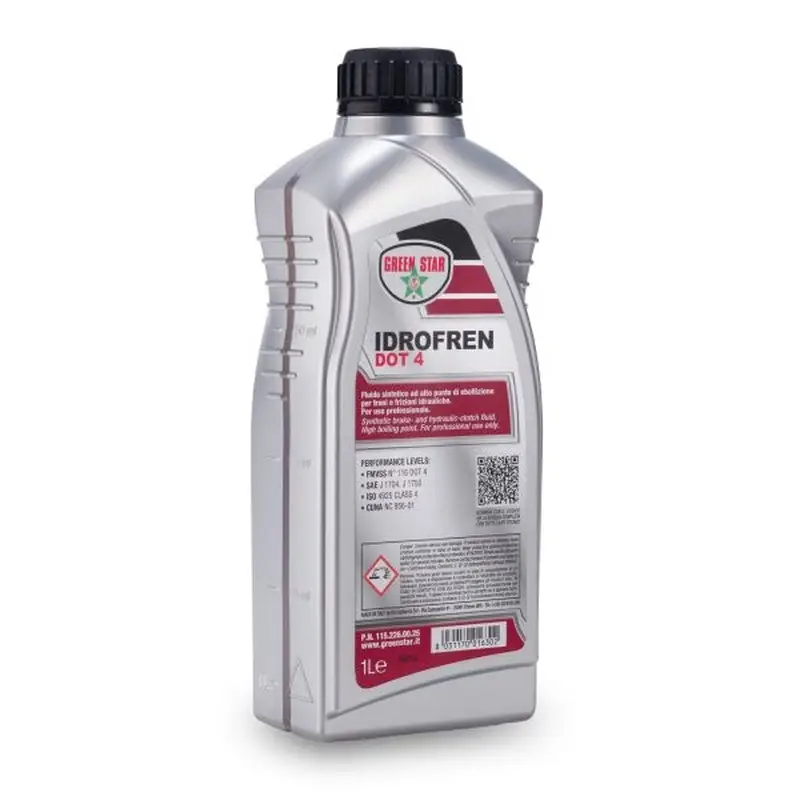 Liquido Freni DOT 4 Sintetico Green Star 1 LT