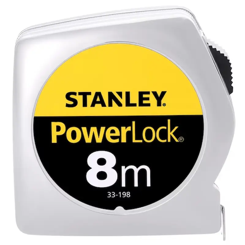 Flessometro a Nastro Stanley PowerLock 8 m Lama 19 mm