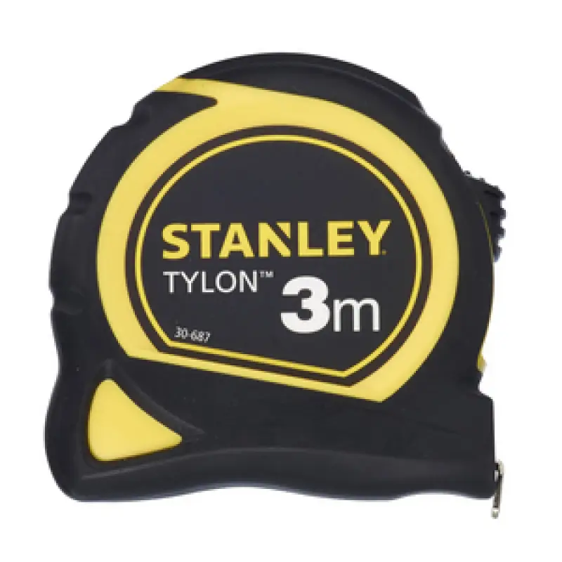 Metro a Nastro Stanley Tylon 3 m Compatto con Clip