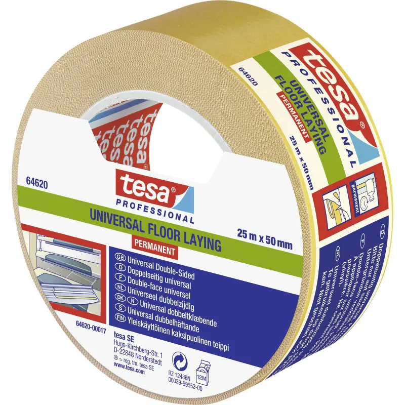 Nastro Biadesivo Forte Universale 50 mm x 25 m tesa 64620 Alta Adesione
