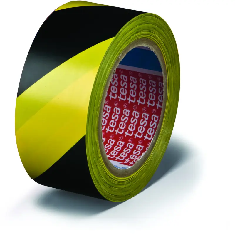Nastro Segnaletico tesa 60760 PVC Giallo/Nero 50x33 m - 1 Pezzo