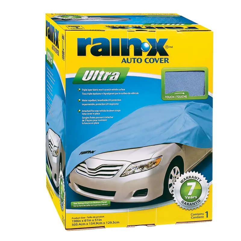 Telo Copriauto Impermeabile Rain-X Ultra per Esterno – Taglie S M L XL - S